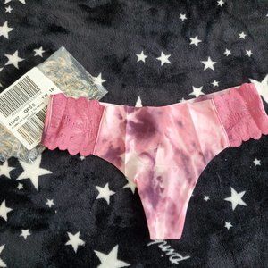 NEW Victoria's Secret No Show Lace Thong